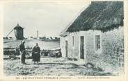 29 Finistere CPA FRANCE 29 "Saint Guénolé Penmarc'h, vieille chaumière Bretonne"