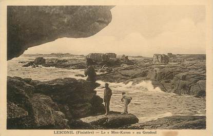 CPA FRANCE 29 "Lesconil, le Men Kanm au Goudoul"