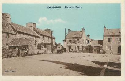 CPA FRANCE 29 "Porspoder, place du Bourg"