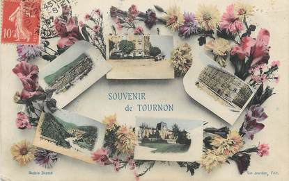 / CPA FRANCE 07 "Souvenir de Tournon"