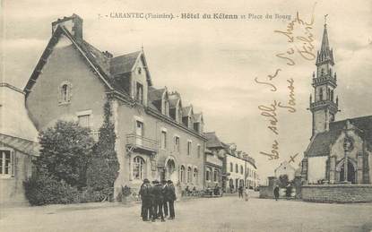 CPA FRANCE 29 "Carantec, hôtel du Kélenn et place du Bourg"