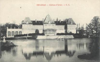 CPA FRANCE 33 "Arsac, château d'Arsac"