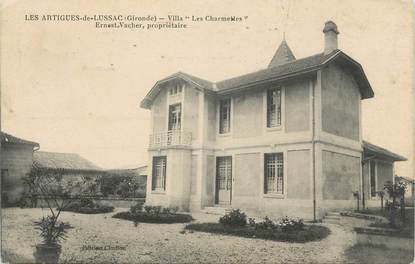 CPA FRANCE 33 "Les Artigues de Lussac, villa Les Charmettes"