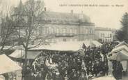 33 Gironde CPA FRANCE 33 "Saint Christoly de Blaye, le marché"