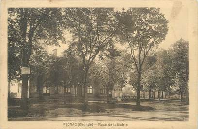 CPA FRANCE 33 "Pugnac, place de la mairie"