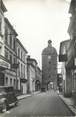 33 Gironde CPSM FRANCE 33 "Cadillac, rue Cazeaux Cazalet et tour de l'horloge"