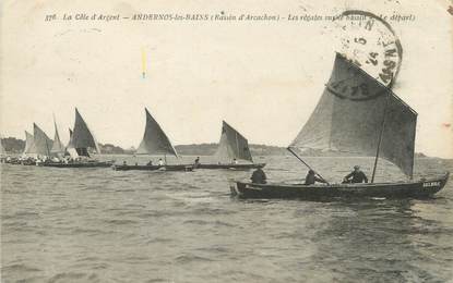 CPA FRANCE 33 "Andernos Les Bains, les régates sur le bassin"