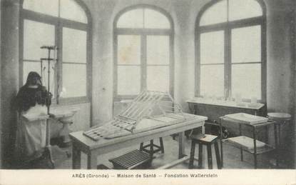 CPA FRANCE 33 "Arès, maison de santé, fondation Wallerstein"