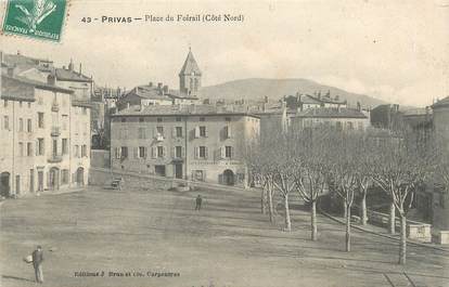 / CPA FRANCE 07 "Privas, place du Foirail"