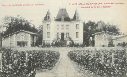 CPA FRANCE 33 "Château de Rivasseau, Pompignac"