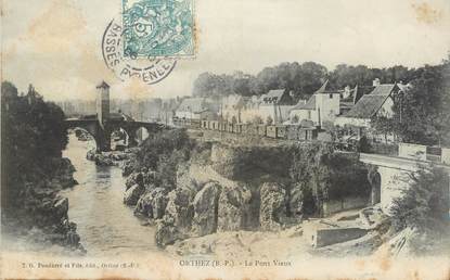 CPA FRANCE 64 "Orthez, le pont vieux"