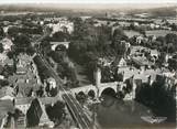 64 PyrÉnÉe Atlantique CPSM FRANCE 64 "Orthez, vue aérienne du Pont vieux sur la Gave de Pau"