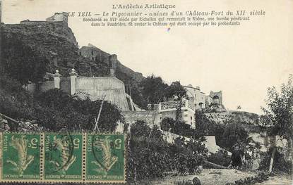 / CPA FRANCE 07 "Le Teil, pigeonnier, ruines d'un château fort du XII siècle"