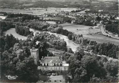 CPSM FRANCE 64 "Coaraze, vue aérienne sur le château"