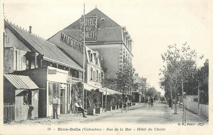 CPA FRANCE 14 "Riva Bella, rue de la mer, Hôtel du chalet"