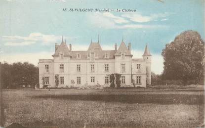 CPA FRANCE 85 "Saint Fulgent, le château"