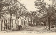 26 DrÔme / CPA FRANCE 26 "Bourg Saint Andéol, avenue de la gare"