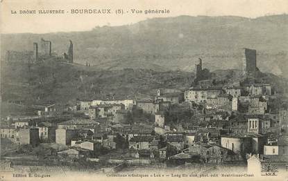 / CPA FRANCE 26 "Bourdeaux, vue générale"