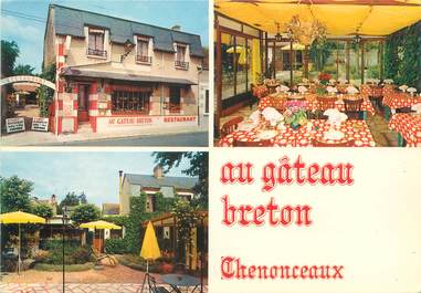 CPSM FRANCE 37 "Chenonceaux, restaurant au gâteau Breton"