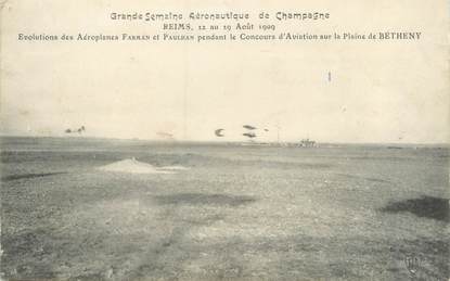 CPA FRANCE 51 "Reims, grande semaine aéronautique de champagne"