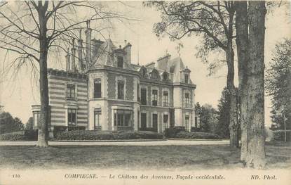 CPA FRANCE 60 "Compiègne, le château des avenues"