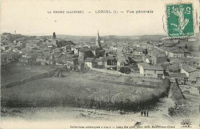 / CPA FRANCE 26 "Loriol, vue générale"