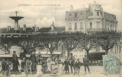 CPA FRANCE 55 "Commercy, la place et la fontaine"