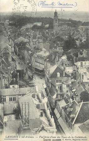 CPA FRANCE 52 "Langres, vue prise d'une des tours de la cathédrale"