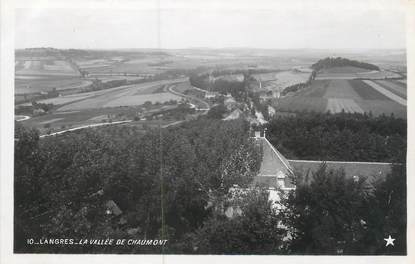 CPA FRANCE 52 "Langres, la vallée de Chaumont"