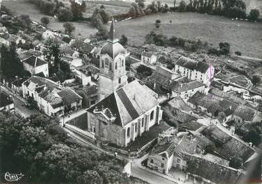 CPSM FRANCE 52 "Laferté sur Aube, vue aérienne de l'église"