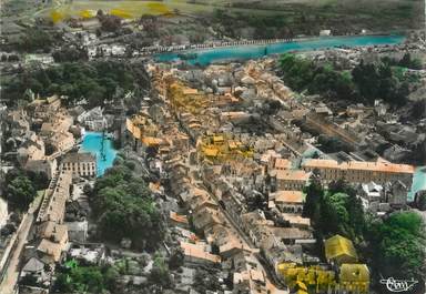 CPSM FRANCE 52 "Bourbonne les Bains, vue panoramique aérienne"