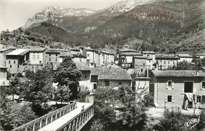 / CPSM FRANCE 26 "Châtillon en Diois, pont du Bez et Mont Glandasse"