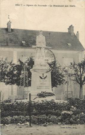 CPA FRANCE 91 "Milly, square du souvenir, le monument aux morts"