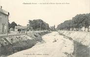 26 DrÔme / CPA FRANCE 26 "Chabeuil, les bords de la rivière, quartier de la poste"