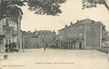 / CPA FRANCE 26 "Chabeuil, place de l'hôtel de ville"