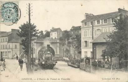 CPA FRANCE 14 "Lisieux, l'entrée du tunnel de Trouville"
