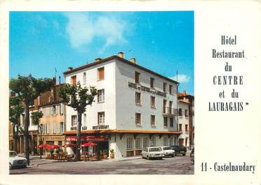 CPSM FRANCE 11 "Castelnaudary, hôtel restaurant du centre et du Lauragais"