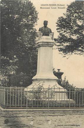 / CPA FRANCE 26 "Le Grand Serre, monument Louis Bizarelli"