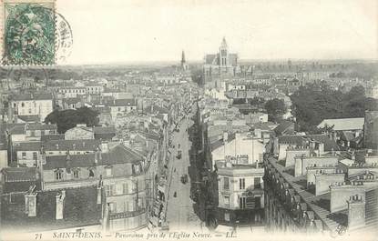 CPA FRANCE 93 "Saint Denis, panorama pris de l'église neuve"