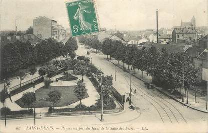 CPA FRANCE 93 "Saint Denis, panorama pris du haut de la salle des fêtes"