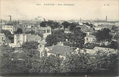 CPA FRANCE 93 "Pantin, vue générale "