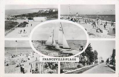 CPSM FRANCE 14 "Franceville plage"