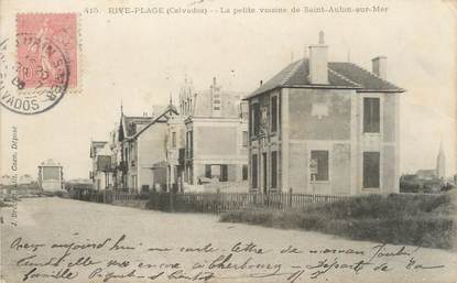 CPA FRANCE 14 "Rive Plage, la petite voisine de Saint Aubin sur Mer"