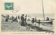 14 Calvado CPA FRANCE 14 "Saint Aubin sur Mer, départ pour la promenade"