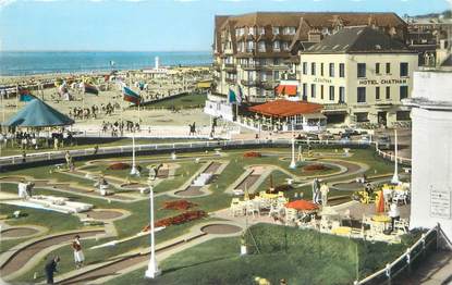 CPA FRANCE 14 "Trouville, la reine des plages, le golf miniature"