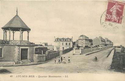 CPA FRANCE 14 "Luc sur Mer, quartier Montmartre"