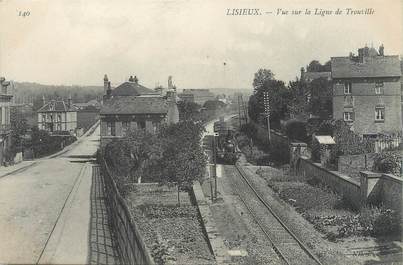 CPA FRANCE 14 "Lisieux, vue sur la ligne de Trouville"