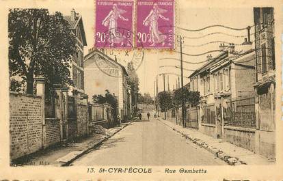 CPA FRANCE 78 "Saint Cyr l'Ecole, rue Gambetta"