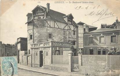 CPA FRANCE 14 "Lisieux, le boulevard Sainte Anne "