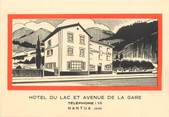 01 Ain CPA FRANCE 01 "Nantua, hôtel du Lac et avenue de la gare"